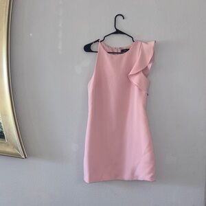 Lulu's One Shoulder Pink Dress